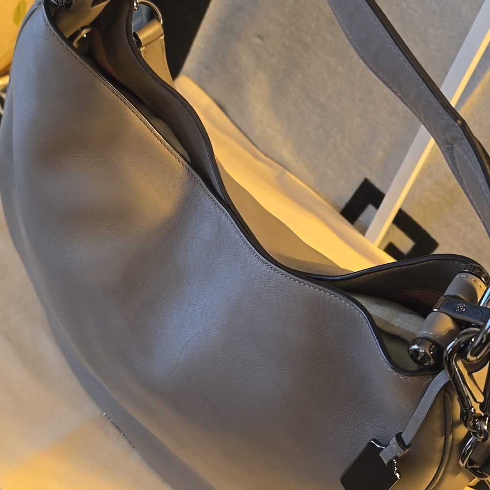Coach Nomad Hobo Bag in Gray Leather - Picture 7 of 10